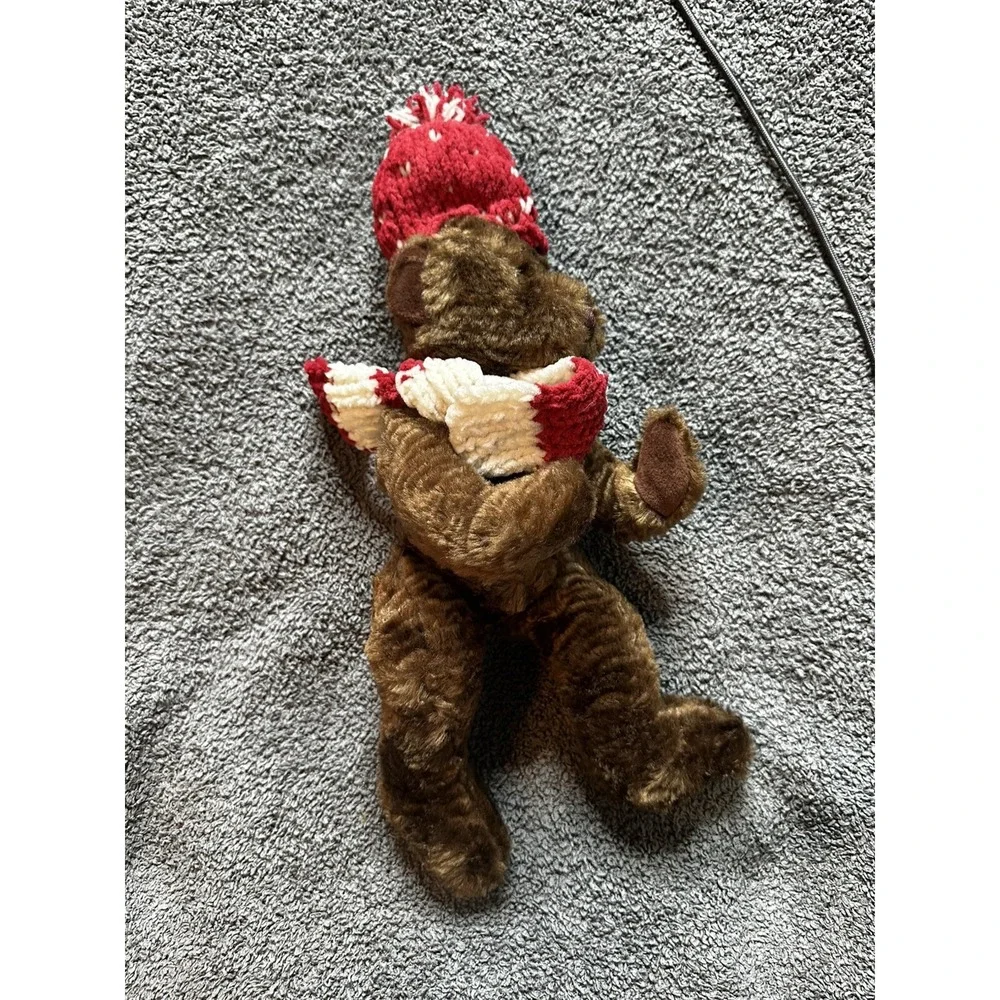 Terry's Village Christmas Bear Plush Item 95/187 Scarf‎ And Hat